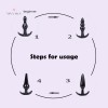 Anal Butt Plug For Couple Anus Dilator Silicone Anal Plug Prostate Massage For Men 4 size